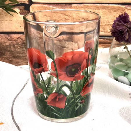 Чашка стекло 300 мл Капучино цветы 8139 ✅ базовая цена 35.52 грн. ✔ Опт ✔ Скидки ✔ Заходите! - Интернет-магазин ✅ Фортуна-опт ✅