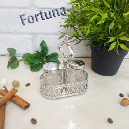 Набор для специй 3 предмета ажурная A-Plus - 1701  ✅ базовая цена $1.61 ✔ Опт ✔ Скидки ✔ Заходите! - Интернет-магазин ✅ Фортуна-опт ✅