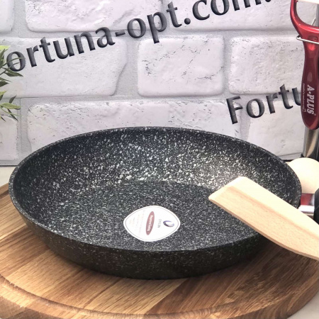 Сковорода А-Плюс 1523, 28 см с гранитным покрытием ✅ базовая цена $10.44 ✔ Опт ✔ Скидки ✔ Заходите! - Интернет-магазин ✅ Фортуна-опт ✅
