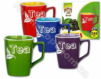 Кружка керамическая 250 мл Elina EL - 3206 ✅ базовая цена 32.40 грн. ✔ Опт ✔ Акции ✔ Заходите! - Интернет-магазин Fortuna-opt.com.ua.