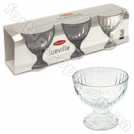 Набор креманок Айсвиль 3 шт - 51018 ✅ базовая цена 143.42 грн. ✔ Опт ✔ Скидки ✔ Заходите! - Интернет-магазин ✅ Фортуна-опт ✅