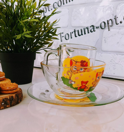 Детский набор 3 пр "Зайчик и котик" 204918 ✅ базовая цена 155.40 грн. ✔ Опт ✔ Скидки ✔ Заходите! - Интернет-магазин ✅ Фортуна-опт ✅