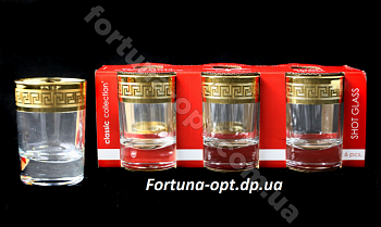 Набор стопок 6 шт Версаче GE 08-837 60 мл ➜ Оптом и в розницу ✅ актуальная цена -Интернет магазин ✅  Фортуна ✅