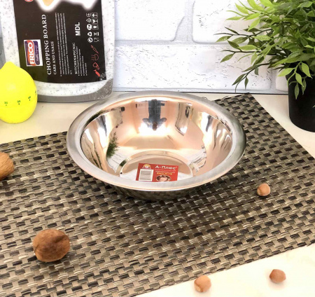 Миска из нержавеющей стали 20 см A-Plus - 0904 ✅ базовая цена $0.86 ✔ Опт ✔ Скидки ✔ Заходите! - Интернет-магазин ✅ Фортуна-опт ✅