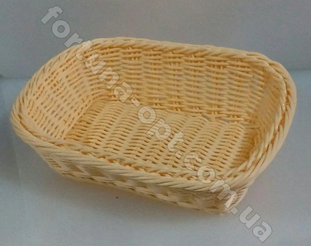 Плетенная корзинка для хлеба пластик 20*25 см - Empire ЕМ - 9789  ✅ базовая цена $2.23 ✔ Опт ✔ Скидки ✔ Заходите! - Интернет-магазин ✅ Фортуна-опт ✅