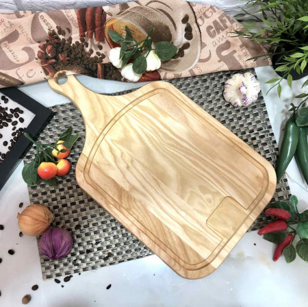 Доска Ясень с ручкой 25*40 см 2540пср ✅ базовая цена 210.28 грн. ✔ Опт ✔ Скидки ✔ Заходите! - Интернет-магазин ✅ Фортуна-опт ✅