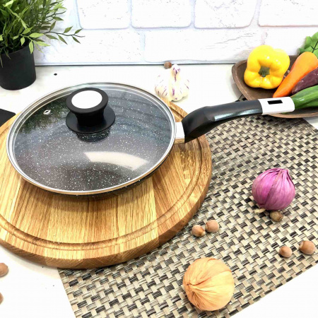 Сковорода маленькая 16 см с гранитным покрытием А-Плюс - 1476✅базовая цена$7.42✔Опт✔Скидки✔Заходите! - Интернет-магазин ✅Фортуна-опт ✅