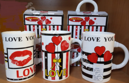 Кружка керамическая в упаковке 320 мл Love - 2752 ✅ базовая цена 51.60 грн. ✔ Опт ✔ Скидки ✔ Заходите! - Интернет-магазин ✅ Фортуна-опт ✅