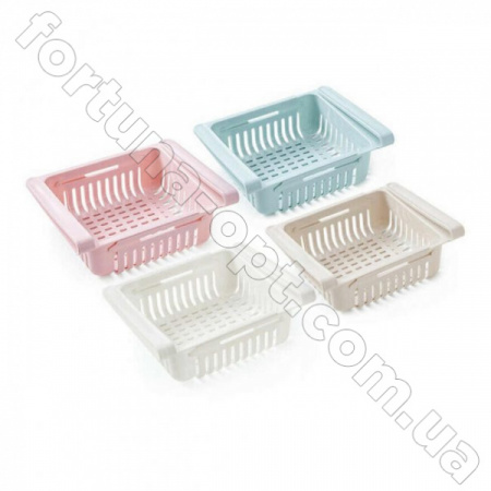 Раздвижной пластиковый контейнер для хранения продуктов в холодильнике Storage rack - 7240 ✅ базовая цена $1.87 ✔ Опт ✔ Скидки ✔ Заходите! - Интернет-магазин ✅ Фортуна-опт ✅