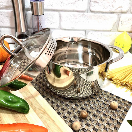 Кастрюля Wellberg WB 1079 - 1,9 л ✅ базовая цена $18.86 ✔ Опт ✔ Скидки ✔ Заходите! - Интернет-магазин ✅ Фортуна-опт ✅