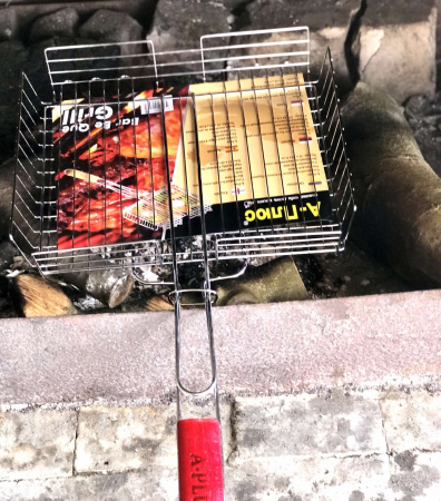 Решетка гриль A-Plus - 1896 (31*24*6 см) ✅ базовая цена $3.92 ✔ Опт ✔ Скидки ✔ Заходите! - Интернет-магазин ✅ Фортуна-опт ✅