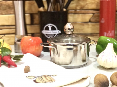 Кастрюля маленькая нержавейка 0,7л А-Плюс -2180 ✅ базовая цена $6.10 ✔ Опт ✔ Скидки ✔ Заходите! - Интернет-магазин ✅ Фортуна-опт ✅