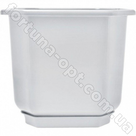 Горшок цветочный Дама 20*20*17 см - 0333 ✅ базовая цена 31.38 грн. ✔ Опт ✔ Скидки ✔ Заходите! - Интернет-магазин ✅ Фортуна-опт ✅