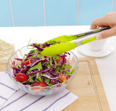 Щипцы силиконовые 30 см "листочки" -072 ✅ базовая цена $1.86 ✔ Опт ✔ Скидки ✔ Заходите! - Интернет-магазин ✅ Фортуна-опт ✅