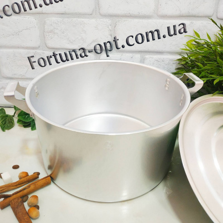 Кастрюля из алюминия 20 л цилиндрическая Interos 0020 ✅ базовая цена 1&nbsp;143.60 грн. ✔ Опт ✔ Скидки ✔ Заходите! - Интернет-магазин ✅ Фортуна-опт ✅