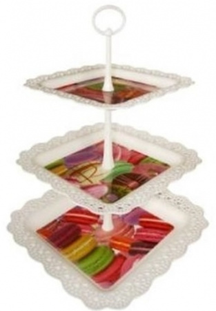 Менажница пластиковая на 3 секции - 0308 ✅ базовая цена 24.21 грн. ✔ Опт ✔ Скидки ✔ Заходите! - Интернет-магазин ✅ Фортуна-опт ✅