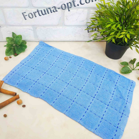 Полотенце кухонное Клетка махра 25х50см 0438 ✅ базовая цена 14.10 грн. ✔ Опт ✔ Скидки ✔ Заходите! - Интернет-магазин ✅ Фортуна-опт ✅