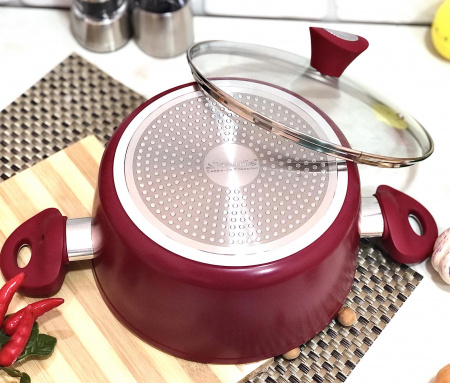 Кастрюля c керамическим покрытием 4 л Kаmille - 4212 ✅ базовая цена $16.68 ✔ Опт ✔ Скидки ✔ Заходите! - Интернет-магазин ✅ Фортуна-опт ✅