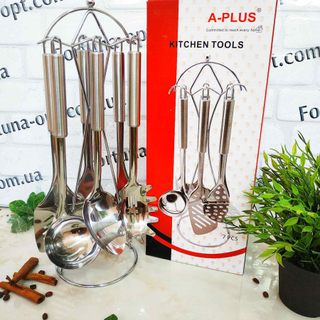 Набор кухонных принадлежностей из нержавеющей стали A-Plus - 1405 (7 предметов) ✅ базовая цена $11.99 ✔ Опт ✔ Скидки ✔ Заходите! - Интернет-магазин ✅ Фортуна-опт ✅