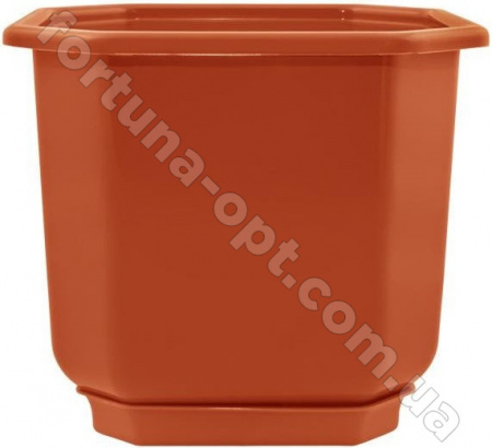 Горшок цветочный Дама 20*20*17 см - 0333 ✅ базовая цена 31.38 грн. ✔ Опт ✔ Скидки ✔ Заходите! - Интернет-магазин ✅ Фортуна-опт ✅