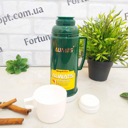 Термос стеклянная колба A-Plus - 1634 - 500 мл  ➜ фото ➜ цена $2.92 - Интернет-магазин ✅ Fortuna-opt.com.ua. ✅ 