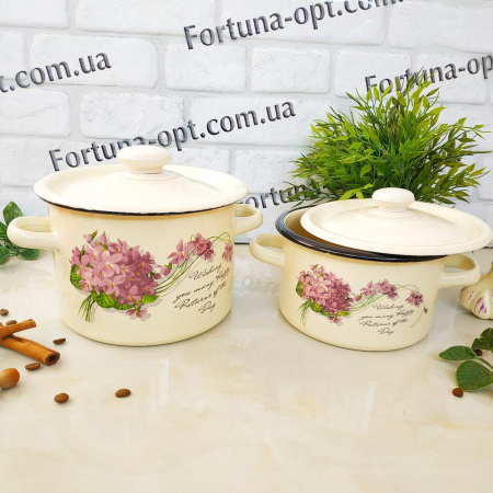 Набор кастрюль "822" Виола 2,0л/3,0л/5,5л с эмалированной крышкой ✅ базовая цена 922.31 грн. ✔ Опт ✔ Скидки ✔ Заходите! - Интернет-магазин ✅ Фортуна-опт ✅