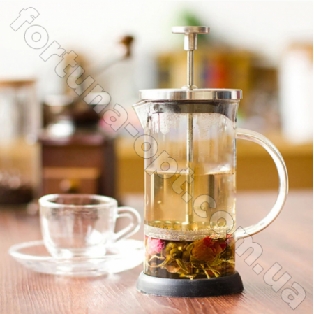 Френч-пресс для чая 0.6 л A-Plus - 1031 ✅ базовая цена $3.36 ✔ Опт ✔ Скидки ✔ Заходите! - Интернет-магазин ✅ Фортуна-опт ✅