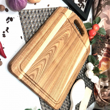 Доска разделочная Ясень 25*35 см с вырезом 2535ксв ✅ базовая цена 98.75 грн. ✔ Опт ✔ Скидки ✔ Заходите! - Интернет-магазин ✅ Фортуна-опт ✅