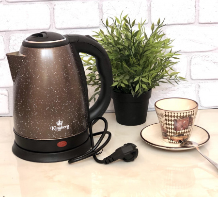 Электрочайник бронзовый 2 л Kingberg - 2040 ✅ базовая цена $6.67 ✔ Опт ✔ Скидки ✔ Заходите! - Интернет-магазин ✅ Фортуна-опт ✅