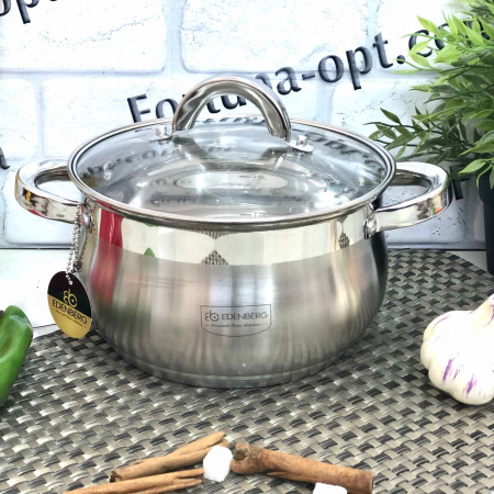 Набор кастрюль яблочной формы Edenberg EB - 3716 ➜ Опт и розница ✅ актуальная цена -Интернет магазин ✅ Фортуна ✅