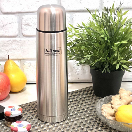 Термос нержавеющий A-Plus - 1751 - 350 мл ➜ фото ➜ розн цена $3.74 - Интернет-магазин ✅ Fortuna-opt.com.ua. ✅