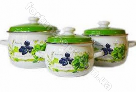 Набор кастрюль 926 Зелень фреш ✅ базовая цена 616.49 грн. ✔ Опт ✔ Скидки ✔ Заходите! - Интернет-магазин ✅ Фортуна-опт ✅