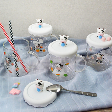 Чашка с крышкой 500 мл "Сows" Stenson - 88517 ✅ базовая цена $4.55 ✔ Опт ✔ Скидки ✔ Заходите! - Интернет-магазин ✅ Фортуна-опт ✅