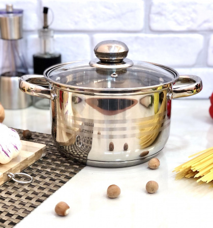 Кастрюля с пятислойным дном A-Plus - 2167 - 3.9 л ✅ базовая цена $10.08 ✔ Опт ✔ Скидки ✔ Заходите! - Интернет-магазин ✅ Фортуна-опт ✅