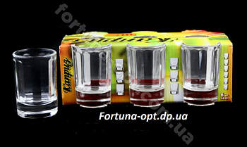 Стопки прозрачные Каприз 6шт/наб 8305 50 мл ➜ Оптом и в розницу ✅ актуальная цена -Интернет магазин ✅ Фортуна ✅ 