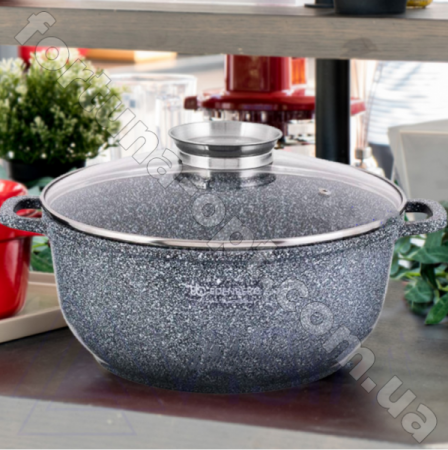 Кастрюля-казан с крышкой Edenberg 28 см, 6.5 л (EB - 3980) ✅ базовая цена $28.89 ✔ Опт ✔ Скидки ✔ Заходите! - Интернет-магазин ✅ Фортуна-опт ✅