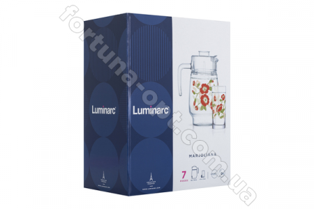 Набор графин и стаканы люминарк - 7 пр - 9523 ✅ базовая цена 234.43 грн. ✔ Опт ✔ Скидки ✔ Заходите! - Интернет-магазин ✅ Фортуна-опт ✅