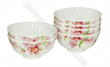 Набор салатников стеклокерамика 6 шт S&T-30069-001 ➜ Оптом и в розницу ✅ актуальная цена -Интернет магазин ✅ Фортуна ✅