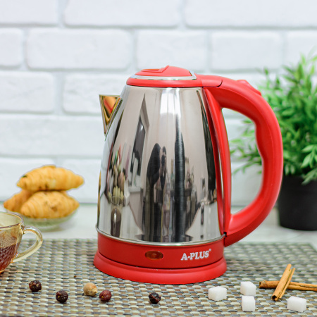 Чайник электрический нержавеющий 2 л 2000 Вт A-Plus - 2135 ✅ базовая цена $8.29 ✔ Опт ✔ Скидки ✔ Заходите! - Интернет-магазин ✅ Фортуна-опт ✅