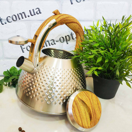 Чайник из нержавеющей стали 3 л Edenberg EB - 8831 ✅ базовая цена $16.41 ✔ Опт ✔ Скидки ✔ Заходите! - Интернет-магазин ✅ Фортуна-опт ✅