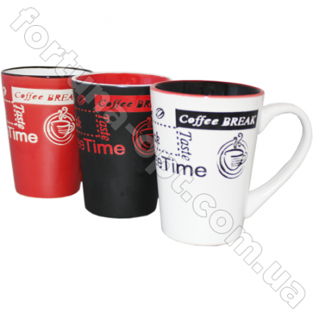 Чашка керамическая 340 мл Аромат кофе 2169-3  ✅ базовая цена 40.03 грн. ✔ Опт ✔ Скидки ✔ Заходите! - Интернет-магазин ✅ Фортуна-опт ✅