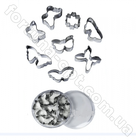 Форма для печенья металлическая - 268790 - 8 шт ✅ базовая цена $3.81 ✔ Опт ✔ Скидки ✔ Заходите! - Интернет-магазин ✅ Фортуна-опт ✅