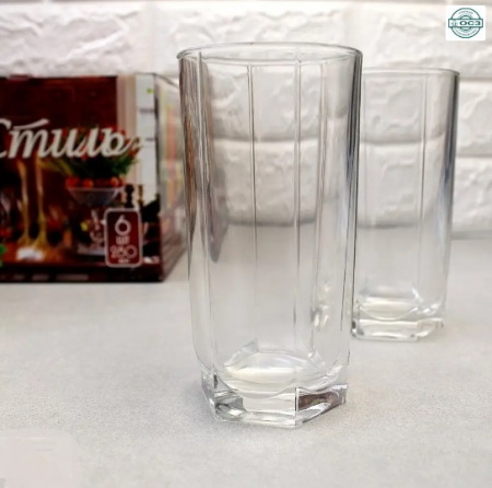 Набор стеклянных стаканов ОСЗ "Стиль" 180 мл 6 шт - 0794 ✅ базовая цена 62.16 грн. ✔ Опт ✔ Скидки ✔ Заходите! - Интернет-магазин ✅ Фортуна-опт ✅