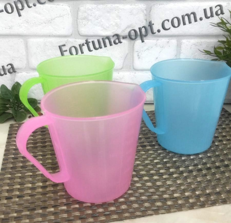 Мерная кружка цветная пластиковая 1,2 л - 0028  ✅ базовая цена 33.16 грн. ✔ Опт ✔ Скидки ✔ Заходите! - Интернет-магазин ✅ Фортуна-опт ✅
