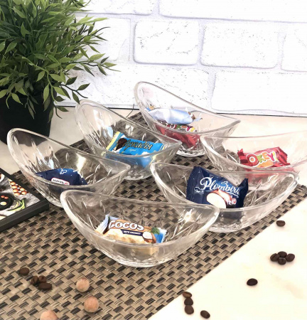 Набор стеклянных салатников 6 шт- 1315 ✅ базовая цена 180.62 грн. ✔ Опт ✔ Скидки ✔ Заходите! - Интернет-магазин ✅ Фортуна-опт ✅