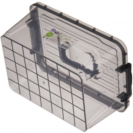 Контейнер плоский с ручкой черный 5л 0025 ✅ базовая цена 59.98 грн. ✔ Опт ✔ Скидки ✔ Заходите! - Интернет-магазин ✅Фортуна-опт ✅