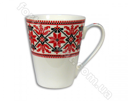 Чашка керамическая вышиванка Elina EL - 3164 300 мл ✅ базовая цена 24.40 грн. ✔ Опт ✔ Скидки ✔ Заходите! - Интернет-магазин ✅ Фортуна-опт ✅