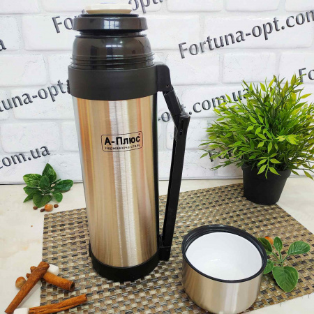Термос нержавеющий A-Plus 1758 - 1.8 л ➜ фото ➜ розн цена $9.95 - Интернет-магазин ✅ Fortuna-opt.com.ua. ✅