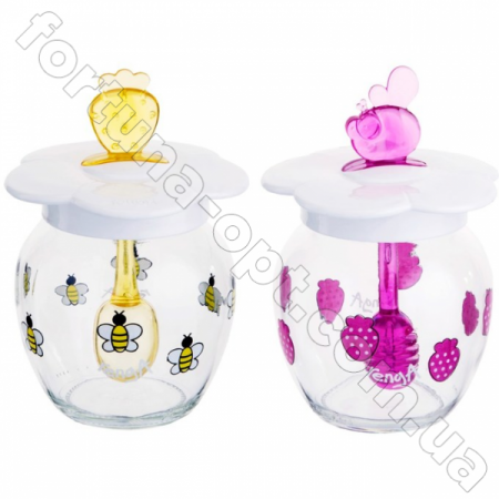 Банка для меда и варенья 370 мл 131306 ✅ базовая цена 46.57 грн. ✔ Опт ✔ Скидки ✔ Заходите! - Интернет-магазин ✅ Фортуна-опт ✅