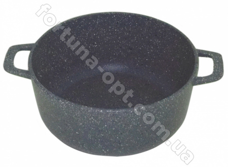 Казан - кастрюля со стеклянной крышкой темно - серый гранит Талко AD 3203 - 3 л ✅ базовая цена 528.67 грн. ✔ Опт ✔ Скидки ✔ Заходите! - Интернет-магазин ✅ Фортуна-опт ✅